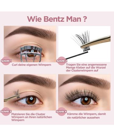 QUEWEL 72 PCs Eyelash Cluster Mix (8-16mm) - Soft Individual False Eyelashes for DIY Extensions | QUH-S019-Mix - Buy Online on GoSupps.com