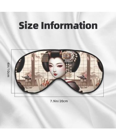 Unisex Double-Sided Japanese Geisha Eye Mask | Sleep Shade Cover for Ultimate Rest - Buy Online on GoSupps.com