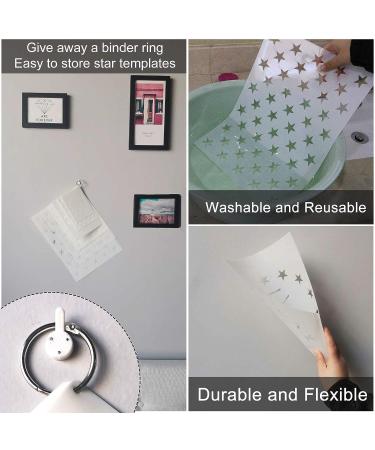 WISYOK American Flag Stencils - Ideal for Painting on Wood, Fabric, Walls - 6 Sizes, 2 Styles - Buy Online on GoSupps.com