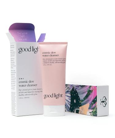 Good Light Cosmic Dew Water Cleanser - Hydrating Gel-to-Foam Cleanser with Glycerin and Hyaluronic Acid - Sensitive Skin Safe (3.38 fl oz) - Buy Online on GoSupps.com