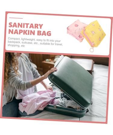 Gleavi 2-St Storage Bag for Women's Bandages & Period Pads | Large Organizer for Tampons & Breastfeeding | Travel-Friendly Polyester Wallet - Buy Online on GoSupps.com