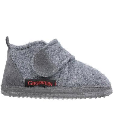 Giesswein Baby Unterstaufen Slippers - Size 8.5 UK Child, Slate Gray - Buy Online on GoSupps.com