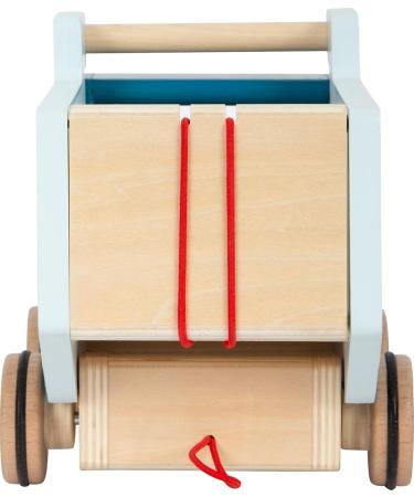 Small Foot Wooden Pull-Along Dump Truck - Motor Skills Toy & Baby Walker for Kids 18+ Months | International Shipping - Buy Online on GoSupps.com