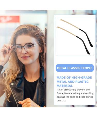 iBasenice Metal Glasses Replacement - 1 Pair Gold Metal Lenses & Temple Arms for Sunglasses - Buy Online on GoSupps.com