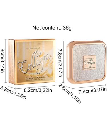 Linsition Face Powder Compact Double Layer Translucent Finish Powder MakeupLong Lasting Waterproof Face Makeup Pore Filler Oil Control Setting Powder Makeup for Coverage Natural Skin - Buy Online on GoSupps.com