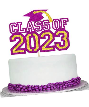 TIDTALEO 5pcs Cupcake 2023 Graduation Visa Insertion Graduation Cap Decorations Graduation Party Decorations 2022 2023 Graduation Decorations Graduate Decorations Grad Decor Cake Picks Golden 13x11.4cm - Buy Online on GoSupps.com