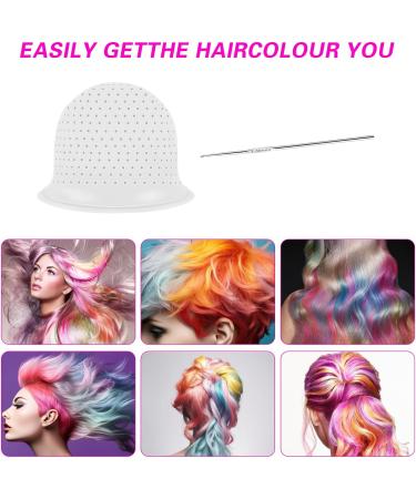 Kit de bonnet pr -perfor et crochet en silicone r utilisable pour teinture des cheveux d coloration et coloration - Buy Online on GoSupps.com