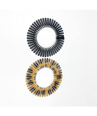 Doromy 16Pcs Full Circular Stretch Comb Headband Set for Women - Hair Wrap Holder for Yoga, Sports, and Daily Wear - 4 Designs Available - Buy Online on GoSupps.com