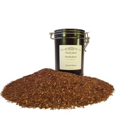 Rooibos Tea Good Hope Gift Set Loose Leaf Wrapped 100g in Caddy with Tea Strainer and Measuring Spoon by TeaCakes of Yorkshire - Buy Online on GoSupps.com