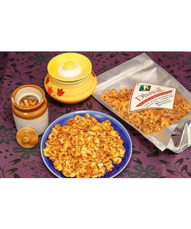 AOZA Dhawak Special Low Fat Black Chana Jhor Garam - 400 GMS. (Namkeen Snacks) - Buy Online on GoSupps.com