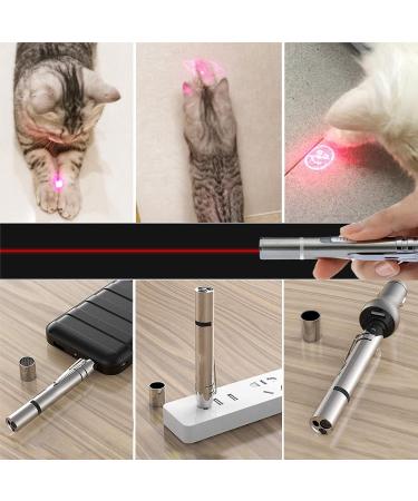 Interactive Toys for Indoor Cats & Dogs 5 Graphic conversions Pointer Cat Toys & Dogs USB Recharge UV Flashlight Find cat Ringworm Flashlight Clicker Pen for Indoor - Buy Online on GoSupps.com