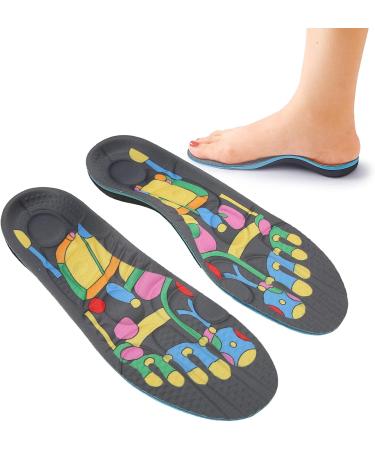 Kadimendium Magnetic Insoles for Pain Relief & Massage | Skin-Friendly Acupressure Shoe Inserts for Flat Feet - Washable for Men & Women (M Code) - Buy Online on GoSupps.com
