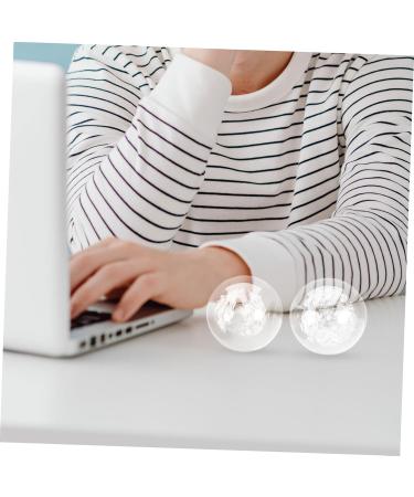 Iwowhero 2 Healthy Massage Balls | Portable Hand Exercise Balls for Pain Relief & Relaxation | Smooth Glass Palm Massage Tools - Buy Online on GoSupps.com