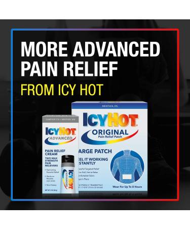 Icy Hot Advanced Relief Pain Cream - 2oz Tube | Fast-Acting Pain Relief - Buy Online on GoSupps.com