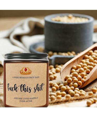 Unique Birthday Gifts for Women - Lavender Scented Candle | Get Well & Funny Christmas Gifts for Sisters Besties & Girlfriends - Buy Online on GoSupps.com