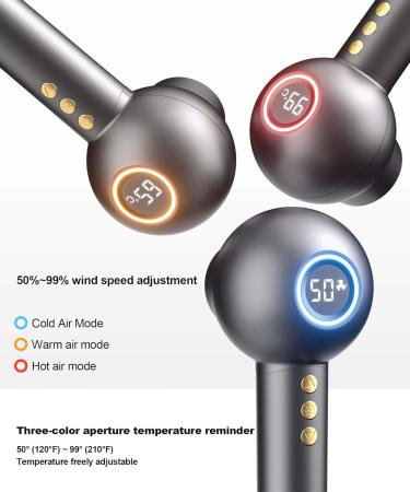Buy Laidysoul High-Speed Hair Dryer - 110 000 RPM 200M Negative Ions Low Noise 1200W - Perfect for Travel | Fast International Shipping - Buy Online on GoSupps.com