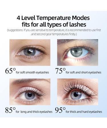 EYECURL Heated Eyelash Curler Heated Lash Curler Eyelash Curler Heated for Perfect Curls Every Time - Long Lasting Makeup Intelligent Power Off (Moka Black/Champagne Gold X8-132MM) - Buy Online on GoSupps.com
