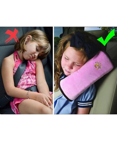 Crazy Bean Kids Seat Belt Pads - Blue+Gray (2pcs) | Comfortable Harness Pads for Protection and Travel - Buy Online on GoSupps.com