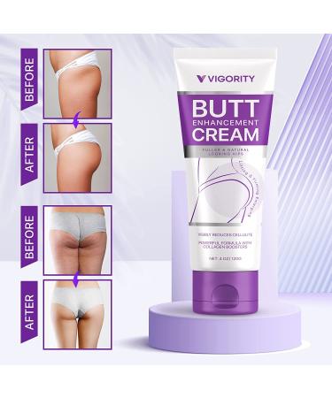 Butt Enhancement Cream | Hip Lift & Firming Lotion for Bigger, More Elastic Buttocks | Moisturizing & Gentle Formula | 4oz (Pack of 1) - Buy Online on GoSupps.com