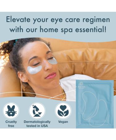 Blue Oasis Under Eye Patches - 20 Pairs for Puffy Eyes & Dark Circles | Hydrating Gel Pads with Hyaluronic Acid & Collagen | Perfect Spa Gift for Women - Buy Online on GoSupps.com