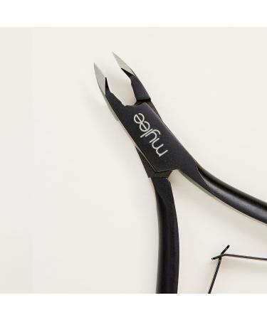 Mylee Cuticle Nippers Professional Sleek Matte Black Stainless Steel Salon-Quality Cuticle Nippers for Precision Trimming and Effective Removal Unruly Cuticles Hangnails and Excess Skin - Buy Online on GoSupps.com