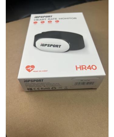 IGPSport HR40 Heart Rate Monitor - Bluetooth & Ant+ Chest Strap for Running Cycling Gym | Compatible with Garmin Polar Wahoo - Buy Online on GoSupps.com