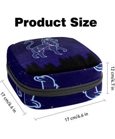 Multicolored Storage Bags for Women's Bandages & Menstrual Products | Galaxy & Constellation Designs - Portable Holders for School & Office - Buy Online on GoSupps.com
