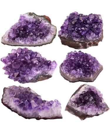 Natural Crystal Rough Small Size Natural Purple Amethyst Quartz Stone Cluster Geode 150G-200G for Decorative1pc 1PC 150g-200g - Buy Online on GoSupps.com