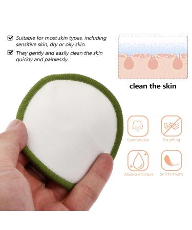 Lurrose Septic Makeup Removal Pads - Washable Bamboo Cotton Cosmetic Pads for Easy Makeup Removal - Eco-Friendly Air Cushion Design - Buy Online on GoSupps.com