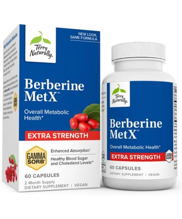 Terry Naturally Berberine MetX Ultra Absorption 60 Capsules - Buy Online on GoSupps.com