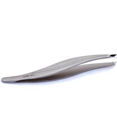 Staleks P-12 Eyebrow Tweezers with PVC Case | Precision Plucking Tool | 9.5 cm Length | International Shipping Available - Buy Online on GoSupps.com