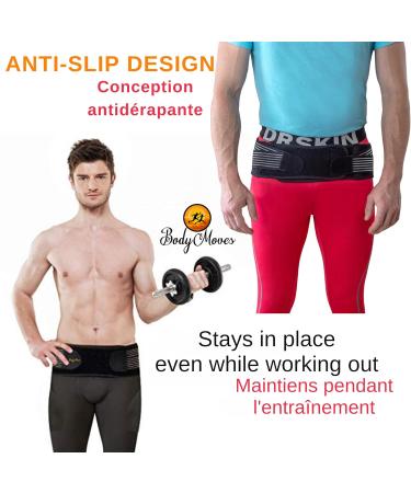 BodyMoves Sacroiliac SI Joint Hip Belt - Pain Relief & Support for Men & Women | Stabilizing Sciatica Brace with Anti-Slip Design - Buy Online on GoSupps.com