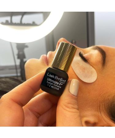 Lash Perfect Ultimate II Plus+ - Strong Eyelash Glue for Extensions - 1-2 Seconds Drying - Buy Online on GoSupps.com