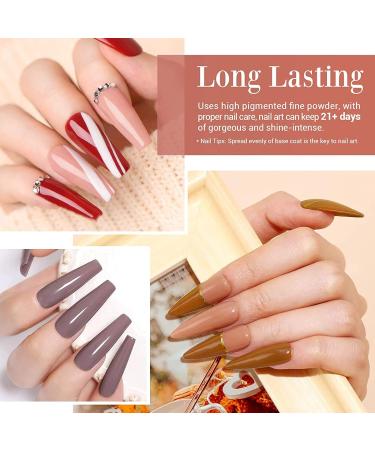 Honey Joy 6 Box/Set Dip Powder Nails Kit - Bright Pink Blue Colors - No Lamp Cure - Even & Smooth Finish | 10g/Box - Buy Online on GoSupps.com
