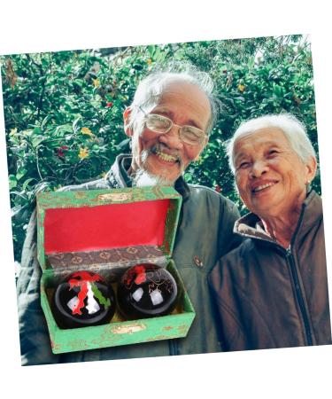 Tovinanna 6 Stk Chinese Baoding Balls | Hand Massager Fitness & Health | Cloisonne Iron Balls for Relaxation - 3 Pieces - Buy Online on GoSupps.com