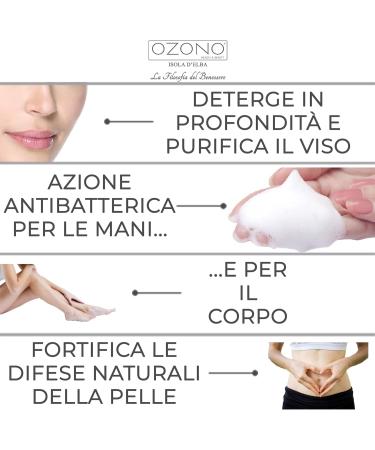  OZONO HEALTH & BEAUTY OZONO H&B - Cleansing Foam with Ozonized Oil - Made in Italy (150 ml) - Buy Online on GoSupps.com