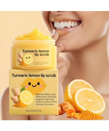 Aislor Turmeric & Lemon Lip Scrub for Nourishing Dry Lips - Natural Moisturizing Care to Soothe Dark Lip Tones Yellow One Size One Size Yellow - Buy Online on GoSupps.com