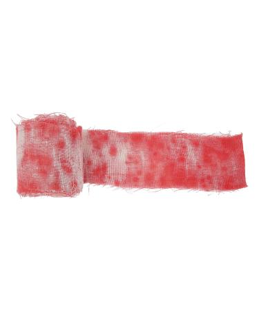 Halloween Bloody Bandage Cosplay Party Soft Elastic Bloody Gauze Cloth Decoration Props for Haunted House