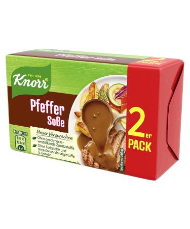 Knorr Pepper Sauce - Spicy Pepper Sauce Without Flavor Enhancers | 18x 2 Pack (46g) - International Shipping Available - Buy Online on GoSupps.com
