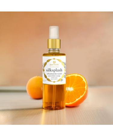 Silksplash Organic Neem Orange Face Wash | Vitamin C - Paraben & Sulfate Free | 6.80 fl.oz | Ideal for All Skin Types | Shop Internationally - Buy Online on GoSupps.com