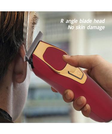 Premium Cordless Electric Hair Trimmer - Rechargeable 600mAh Hair Clipper with R Shape Blade for Men | Ideal for Salon Use - Buy Online on GoSupps.com