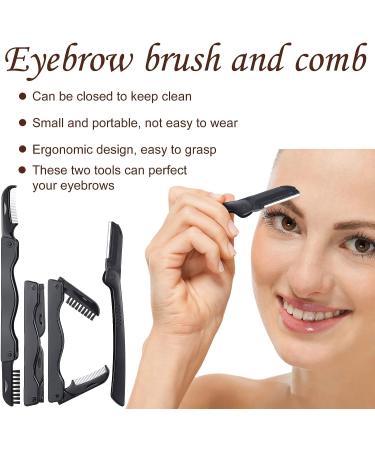Purple 17-Piece Eyelash Curler Kit for Women - Includes Curler, Comb, Tweezers, Brush, Scissors, Applicator, Trimmer, Silicone Pads - Buy Online on GoSupps.com