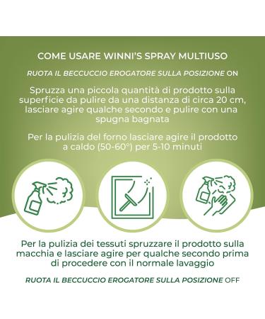 Winni's Bagno Hypoallergenic Disinfectant Laundry Detergent for Bathroom Pack of 6 Suitable for the most sensitive skin No-rinse cleaning and cleansing effect 500 ml + Italian Gourmet - Buy Online on GoSupps.com
