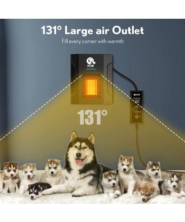 300W Dog House Heater with Thermostat & Remote Control | Outdoor Pet House Warmer with WiFi APP, Timer & Adjustable Temp | Safe & Easy to Install - Buy Online on GoSupps.com