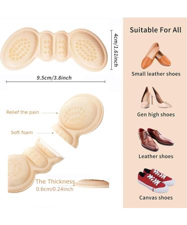 Heel Grips Pads - 3 Pairs of Breathable Anti-Slip Self-Adhesive Shoe Protectors for Blister & Pain Relief - International Shipping Available - Buy Online on GoSupps.com