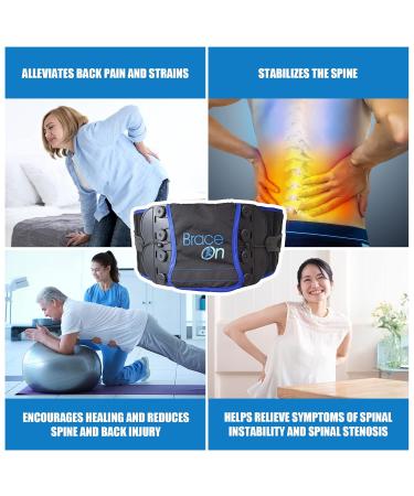 Universal LSO Back Brace | Medical-Grade Compression Belt for Men & Women | Chronic Pain & Spinal Stenosis Support | Adjustable Size Small-4XL | BraceOn - Buy Online on GoSupps.com