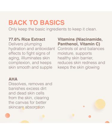 Vitamin Refresh Toner - 77.6% Rice Extract & Niacinamide | AHA Moisturizing Vegan Alcohol-Free Fragrance-Free | Ideal for Dry & Sensitive Skin - 4.39 fl. oz - Buy Online on GoSupps.com