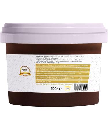 Dolcincasa-com 100% pure hazelnut paste spreadable melting with a strong taste for all uses in confectionery ice cream ganache gluten-free decorations filling 500g - Buy Online on GoSupps.com