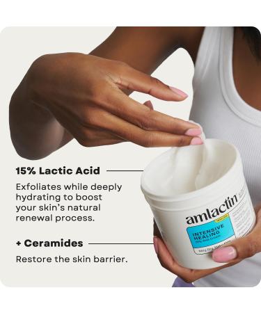 Discover AmLactin Intensive Healing Cream with 15% Lactic Acid AHA 12.0 oz - Elevate Your Style Instantly! - Buy Online on GoSupps.com