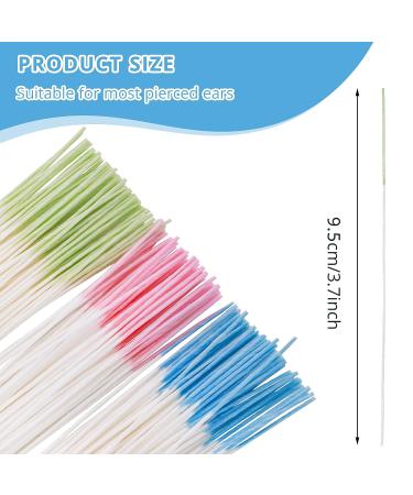 360 PCS Ear Floss Piercing Cleaner - Disposable Earrings Hole Cleaner for Aftercare - Piercing Cleaning Line in Blue, Rose Red, Green - Buy Online on GoSupps.com